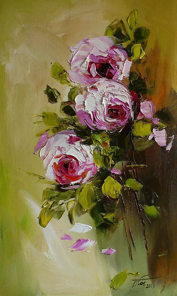 Dorota Łaz - Różowe róże