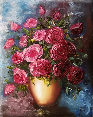 Joanna Szczepańska - Różowe róże