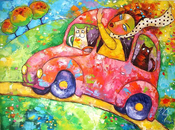 Anna Wach - pink hunchback