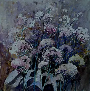 Grażyna Grabowska - Różowy krzew.