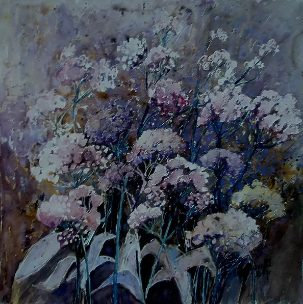 Grażyna Grabowska - Różowy krzew.