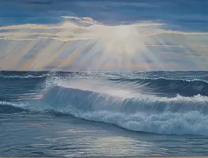 Luba Santkiewicz - Radiant sea waves