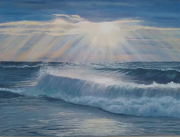 Luba Santkiewicz - Radiant sea waves