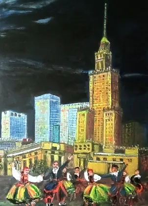 Krystyna Mościszko - Tanzendes Warschau