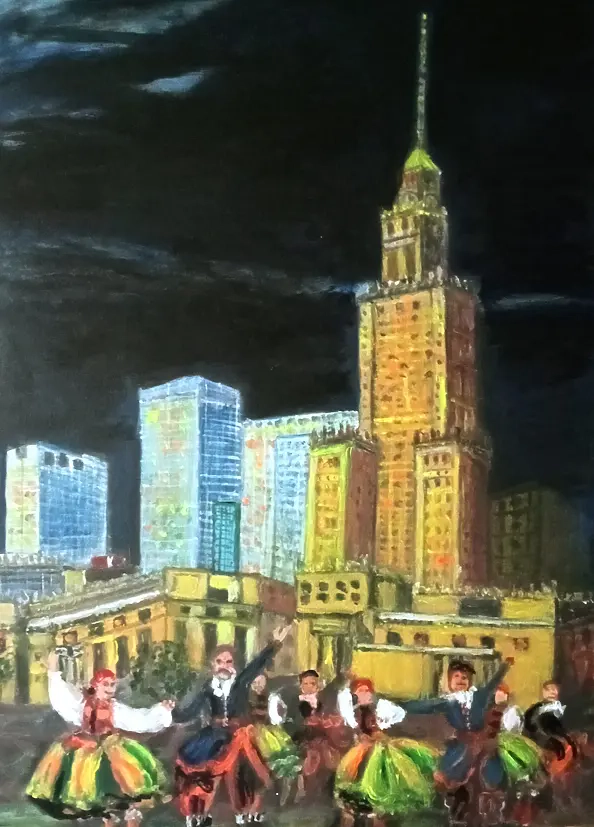 Krystyna Mościszko - Tanzendes Warschau