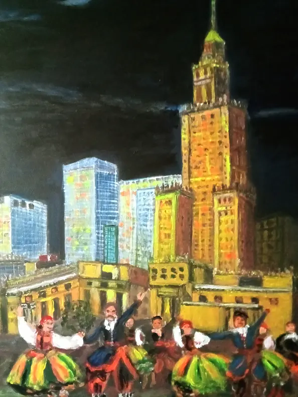 Krystyna Mościszko - Tanzendes Warschau