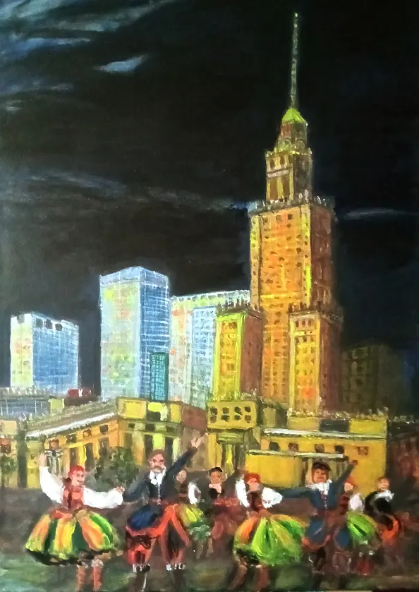 Krystyna Mościszko - Tanzendes Warschau