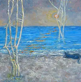 Elżbieta Goszczycka, Rozważny i romantyczny, Obraz olejny - płótno, 50 x 40