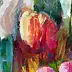 Barbara Gulbinowicz, Tulipano aperto, Quadro a olio - tela, 110 x 120