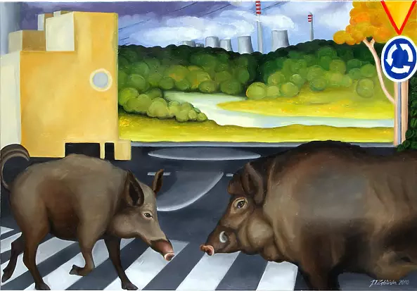 Joanna Inga Zięblińska - traffic roundabout