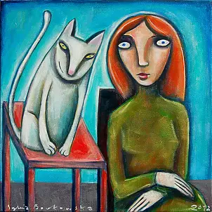 Sylwia Borkowska - Ruda has a cat