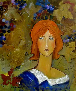 Krystyna Ruminkiewicz - Ruda in grapes