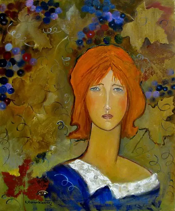 Krystyna Ruminkiewicz - Ruda in grapes