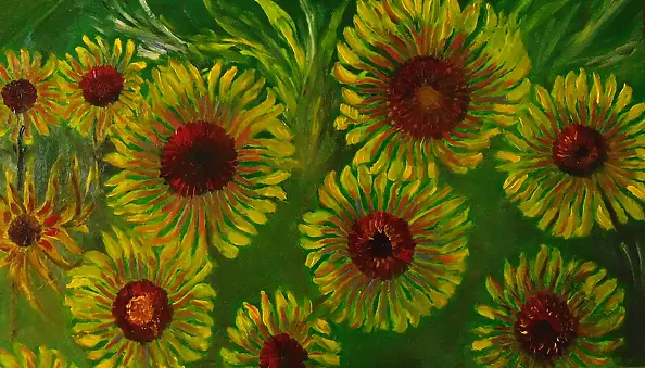 Helga Maria RADOCHOŃSKA - Rudbekia  Trójbarwna