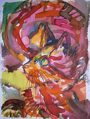 Anna Borcz - Red Cat