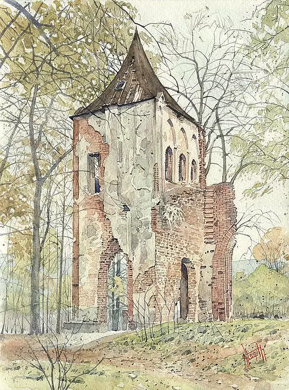Leszek Legut - Ruin Abbey in Bukowiec