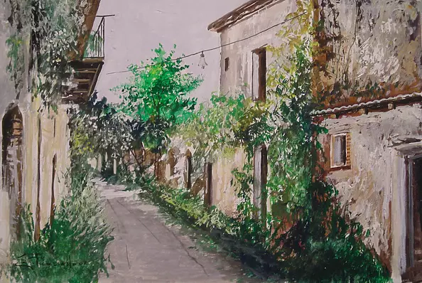 Elio Picariello - Ruiny z roślinnością