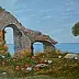 Giuseppe Sica - The ruins on the sea shore