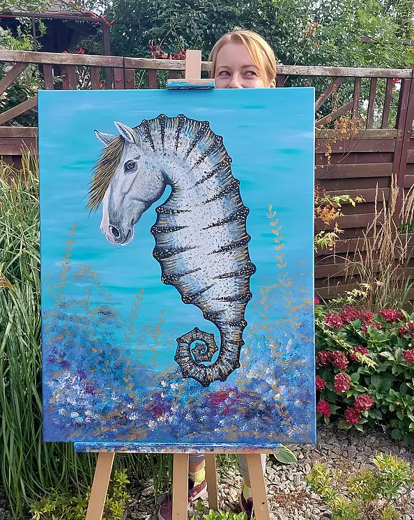 Agnieszka Mantaj, , Dipinto acrilico - tela, 90 x 70