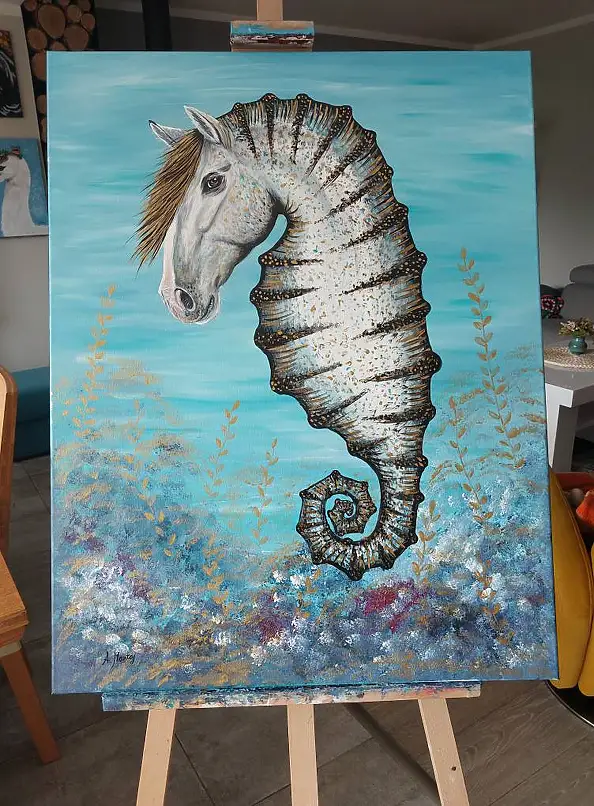 Agnieszka Mantaj, , Dipinto acrilico - tela, 90 x 70