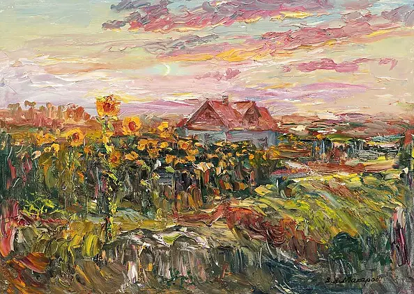 Victor Makarov - Rural landscape