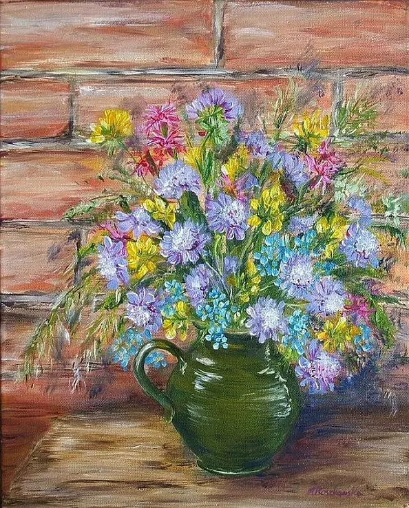 Maria Roszkowska - Rustic - wildflowers
