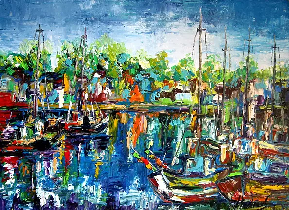 Jerzy Stachura - fishing harbor