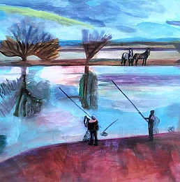 Agata Lis - Fishermen on the San River