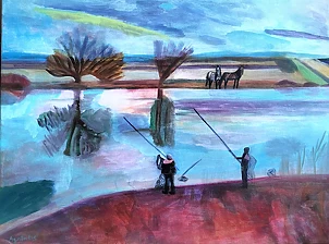 Agata Lis - Fishermen on the San River