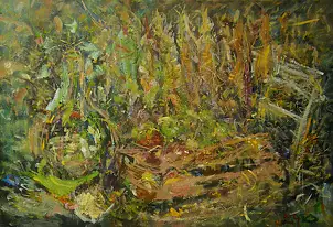 Eryk Maler, Aladdins Lampe - Wein, Ölbild - Leinwand, 120 x 80