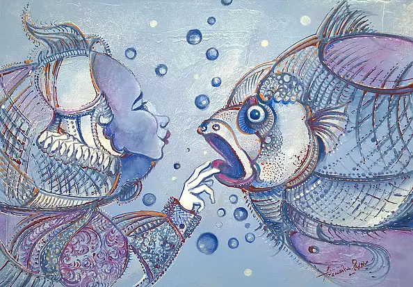 Krzysztof Trzaska - "Pisces" from the "Zodiac Signs" series