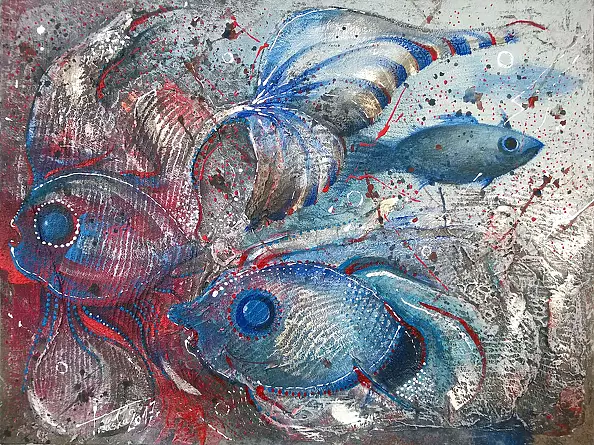 Krzysztof Trzaska - "Pisces" from the "Zodiac Signs" series