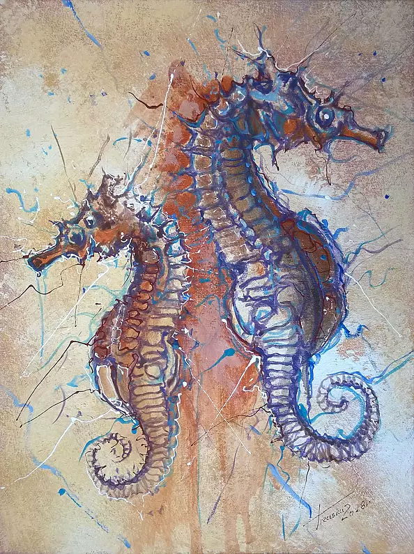 Krzysztof Trzaska - "Pisces" from the "Zodiac Signs" series