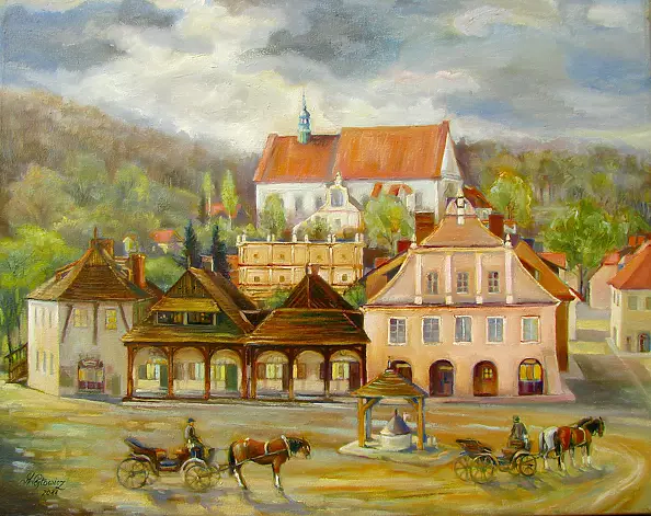 Małgorzata Wójtowicz Cichoń - Market Square in Kazimierz Dolny II