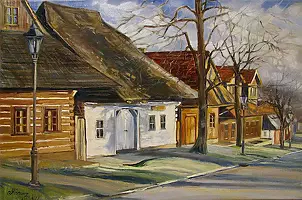 Małgorzata Wójtowicz Cichoń - Market in Lanckorona