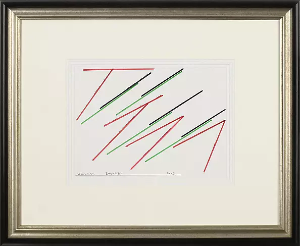 Włodzimierz Pawlak - Drawing with a felt-tip pen