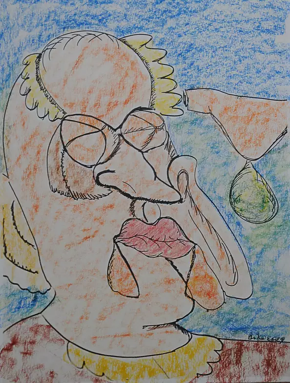 Krzysztof Bobrowski - Rysunek z czasów pandemii 5