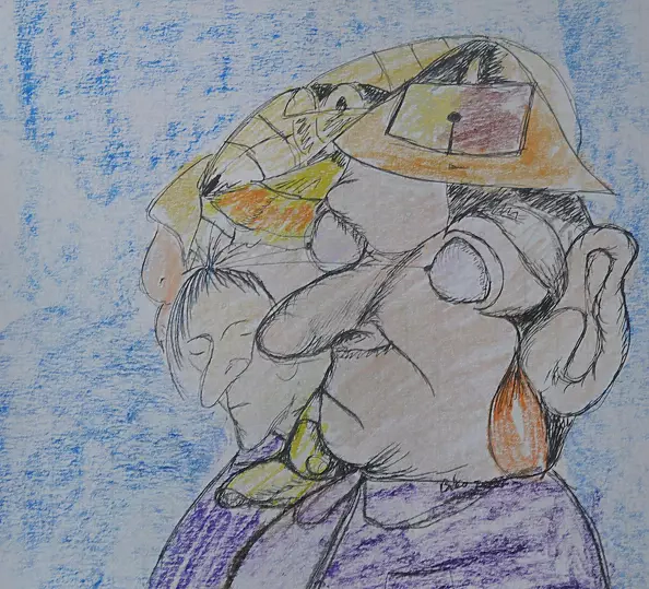 Krzysztof Bobrowski - A drawing from the time of the pandemic 7