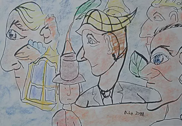 Krzysztof Bobrowski - Rysunek z czasów pandemii 8