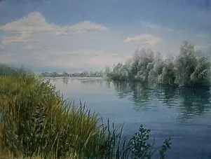   - The Bug River in the summer.