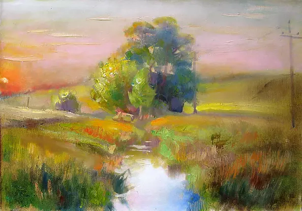 Włodzimierz Draczyński - River Dowżanka