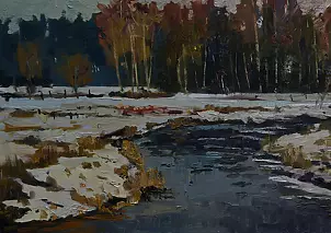 Daniel Gromacki - Łoknica River. Winter