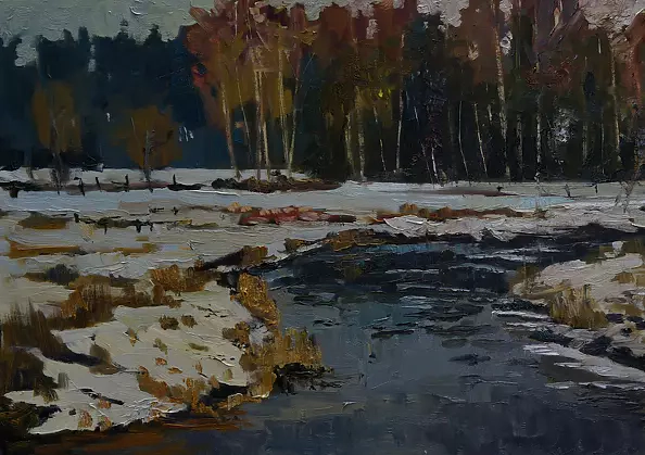 Daniel Gromacki - Łoknica River. Winter