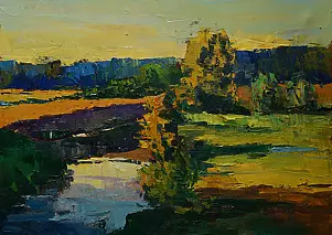 Daniel Gromacki - River Narewka. Evening.