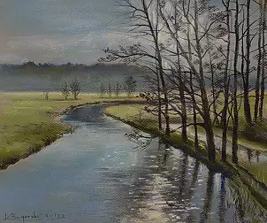 Krzysztof Bagorski - The Wda River in Kociewie