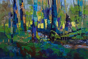 Daniel Gromacki - Rivers of the Białowieża Primeval Forest, Jabłoniówka. Spring.