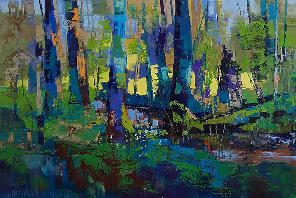 Daniel Gromacki - Rzeki Puszczy Białowieskiej, Jabłoniówka. Wiosna.