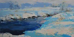 Daniel Gromacki - Rivers of the Białowieża Forest, Narewka. Winter.