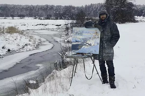 Daniel Gromacki - Rzeki Puszczy Białowieskiej, Narewka. Zima. 