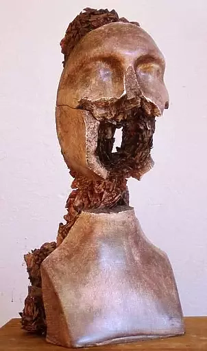   - Abstract head sculpture